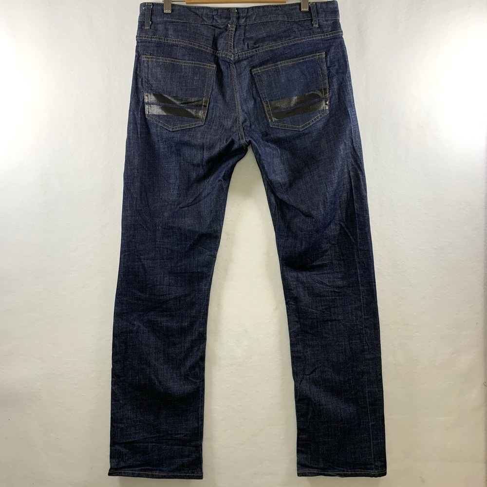 Five Four x Mark McNairy Mens Designer Jeans 34 Dark Straight Leg‎ Streetwear